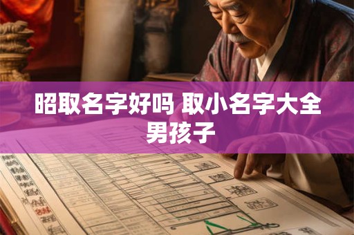 昭取名字好吗 取小名字大全 男孩子