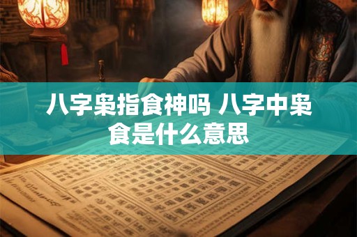 八字枭指食神吗 八字中枭食是什么意思