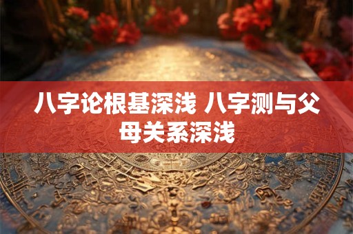 八字论根基深浅 八字测与父母关系深浅
