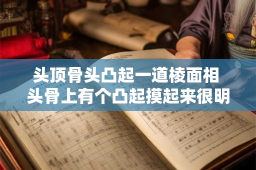 头顶骨头凸起一道棱面相 头骨上有个凸起摸起来很明显