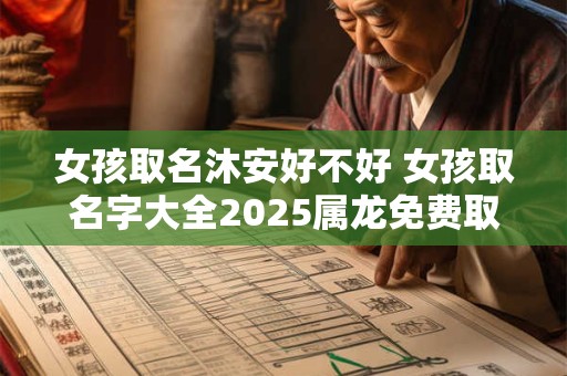 女孩取名沐安好不好 女孩取名字大全2025属龙免费取名