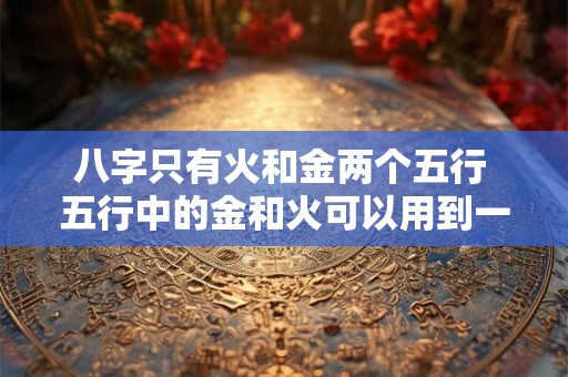 八字只有火和金两个五行 五行中的金和火可以用到一个名字中吗