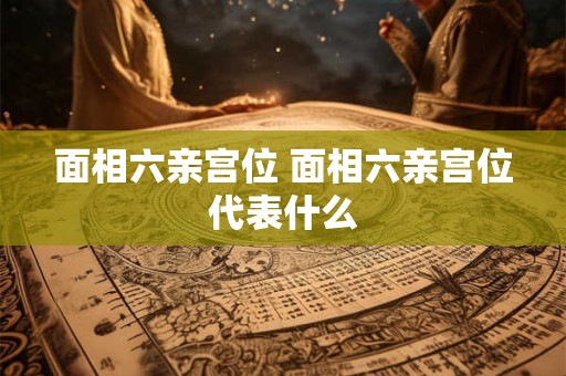 面相六亲宫位 面相六亲宫位代表什么
