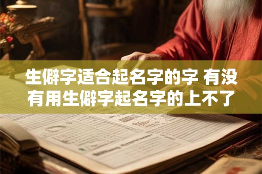 生僻字适合起名字的字 有没有用生僻字起名字的上不了户口