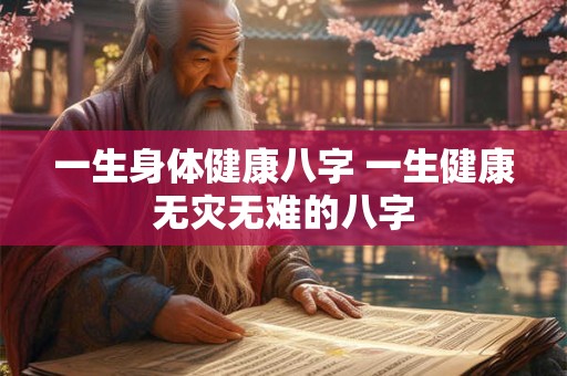 一生身体健康八字 一生健康无灾无难的八字
