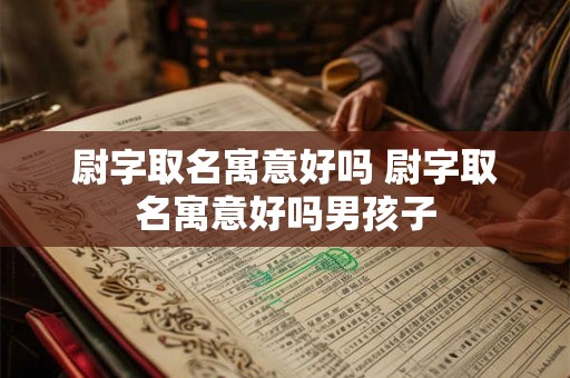 尉字取名寓意好吗 尉字取名寓意好吗男孩子