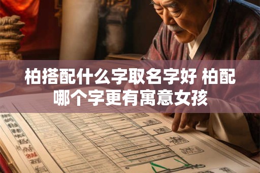 柏搭配什么字取名字好 柏配哪个字更有寓意女孩