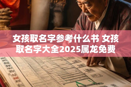 女孩取名字参考什么书 女孩取名字大全2025属龙免费取名