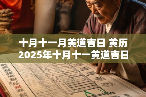 十月十一月黄道吉日 黄历2025年十月十一黄道吉日查询