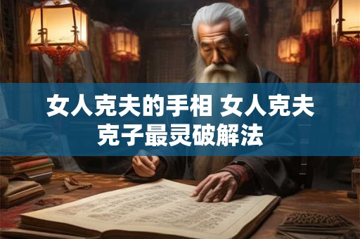 女人克夫的手相 女人克夫克子最灵破解法