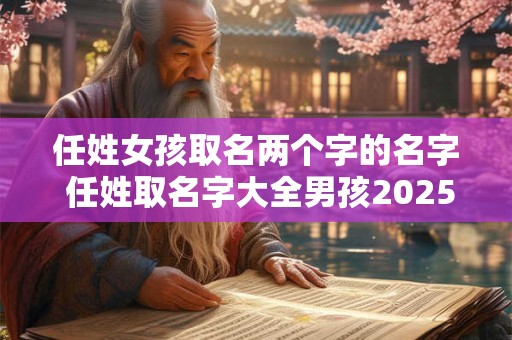 任姓女孩取名两个字的名字 任姓取名字大全男孩2026两个字