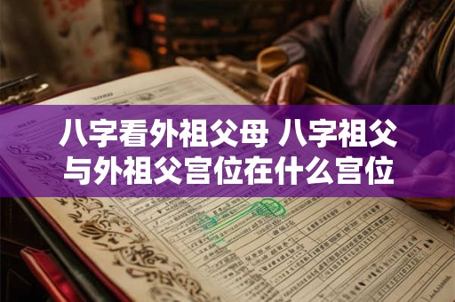 八字看外祖父母 八字祖父与外祖父宫位在什么宫位