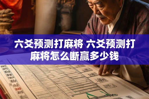 六爻预测打麻将 六爻预测打麻将怎么断赢多少钱