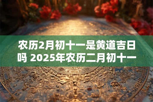 农历2月初十一是黄道吉日吗 2025年农历二月初十一出生的宝宝好不好