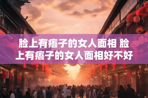脸上有痦子的女人面相 脸上有痦子的女人面相好不好