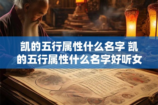 凯的五行属性什么名字 凯的五行属性什么名字好听女孩