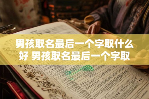 男孩取名最后一个字取什么好 男孩取名最后一个字取什么好一点 男孩取名最后一个字取什么好 男孩取名最后一个字取什么好一点