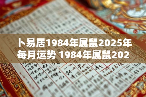 卜易居1984年属鼠2025年每月运势 1984年属鼠2025年运势每月运势女百度