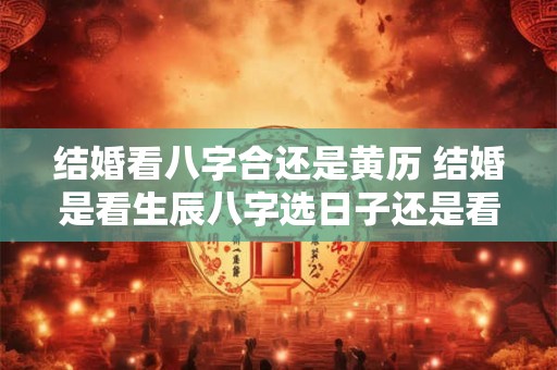 结婚看八字合还是黄历 结婚是看生辰八字选日子还是看老黄历