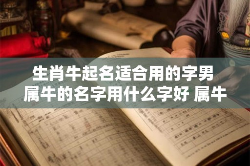 生肖牛起名适合用的字男 属牛的名字用什么字好 属牛男孩名字大全