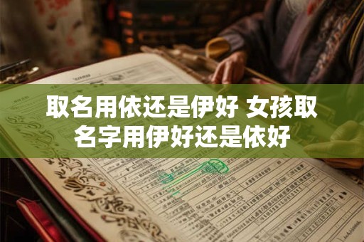 取名用依还是伊好 女孩取名字用伊好还是依好