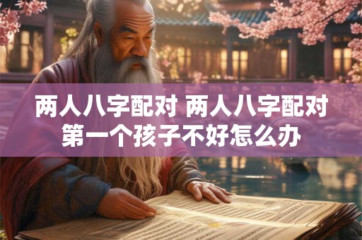 两人八字配对 两人八字配对第一个孩子不好怎么办