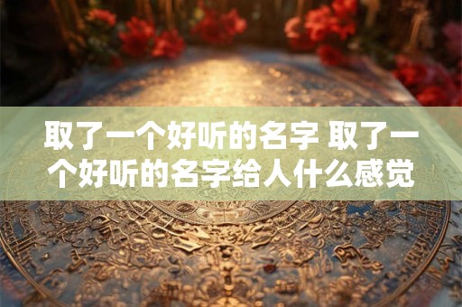 取了一个好听的名字 取了一个好听的名字给人什么感觉