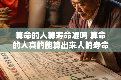 算命的人算寿命准吗 算命的人真的能算出来人的寿命吗