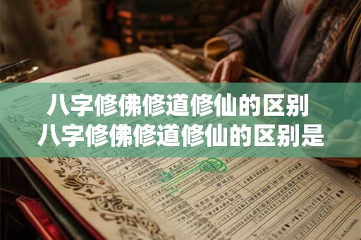 八字修佛修道修仙的区别 八字修佛修道修仙的区别是什么