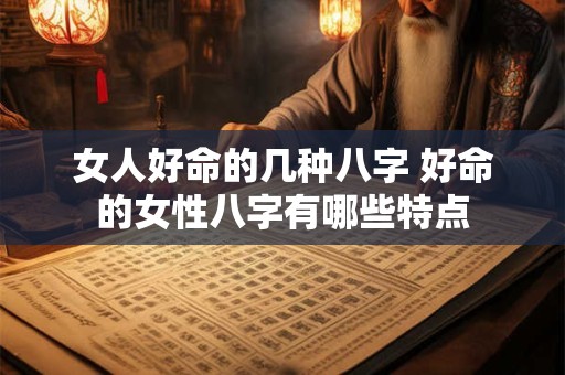 女人好命的几种八字 好命的女性八字有哪些特点