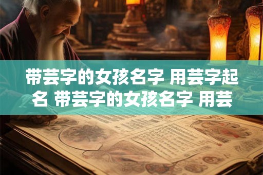 带芸字的女孩名字 用芸字起名 带芸字的女孩名字 用芸字起名好不好