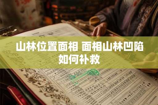 山林位置面相 面相山林凹陷如何补救