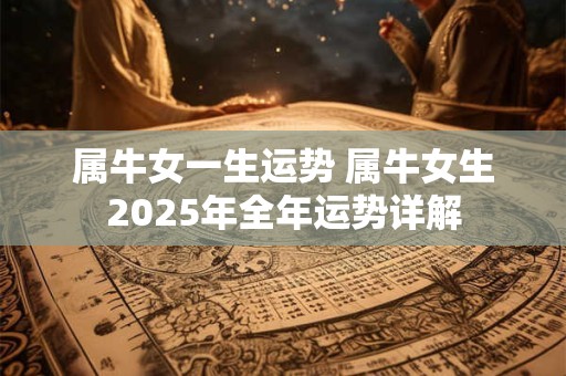 属牛女一生运势 属牛女生2025年全年运势详解