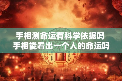 手相测命运有科学依据吗 手相能看出一个人的命运吗有科学依据
