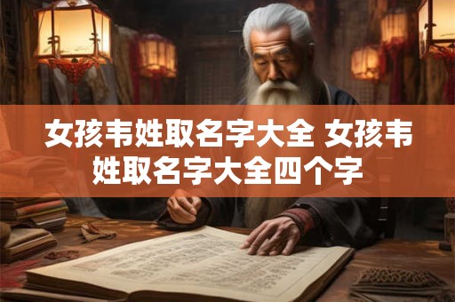 女孩韦姓取名字大全 女孩韦姓取名字大全四个字