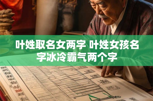 叶姓取名女两字 叶姓女孩名字冰冷霸气两个字