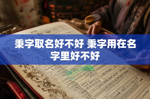 秉字取名好不好 秉字用在名字里好不好