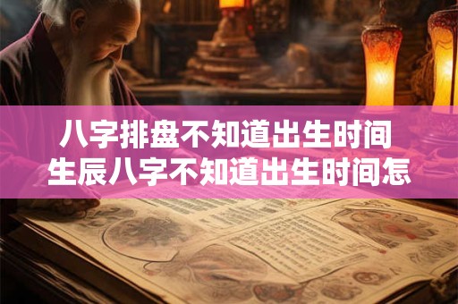 八字排盘不知道出生时间 生辰八字不知道出生时间怎么办