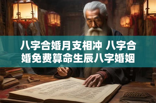 八字合婚月支相冲 八字合婚免费算命生辰八字婚姻