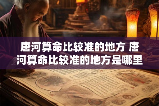 唐河算命比较准的地方 唐河算命比较准的地方是哪里