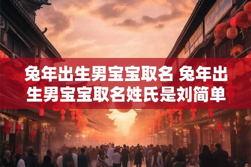 兔年出生男宝宝取名 兔年出生男宝宝取名姓氏是刘简单大气