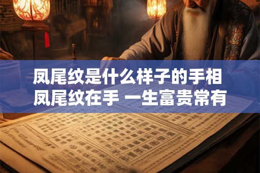 凤尾纹是什么样子的手相 凤尾纹在手 一生富贵常有 婚姻幸福美满 婚后衣食无忧