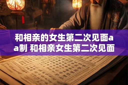 和相亲的女生第二次见面aa制 和相亲女生第二次见面 不知道说什么