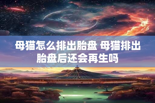 母猫怎么排出胎盘 母猫排出胎盘后还会再生吗