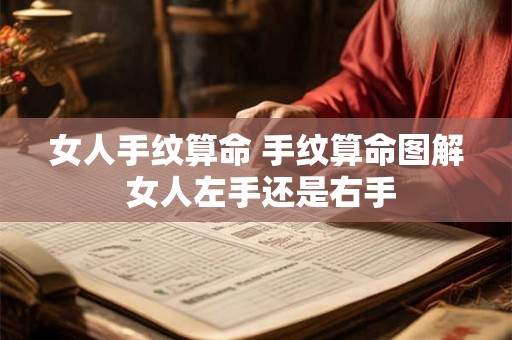 女人手纹算命 手纹算命图解 女人左手还是右手