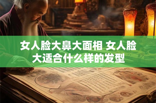 女人脸大鼻大面相 女人脸大适合什么样的发型