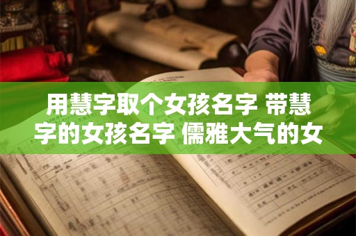 用慧字取个女孩名字 带慧字的女孩名字 儒雅大气的女孩名字