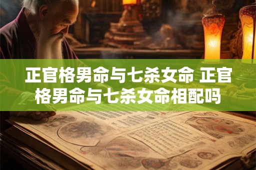 正官格男命与七杀女命 正官格男命与七杀女命相配吗