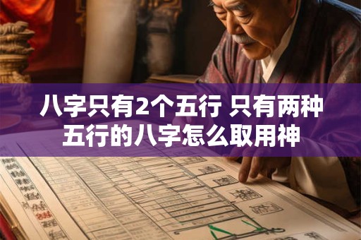 八字只有2个五行 只有两种五行的八字怎么取用神