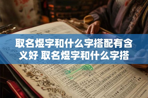 取名煜字和什么字搭配有含义好 取名煜字和什么字搭配有含义好女孩